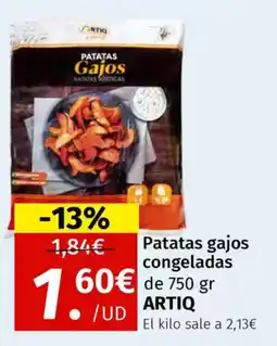 Maskom Supermercados ARTIQ Patatas gajos congeladas oferta