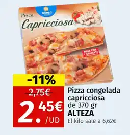 Maskom Supermercados ALTEZA Pizza congelada capricciosa oferta