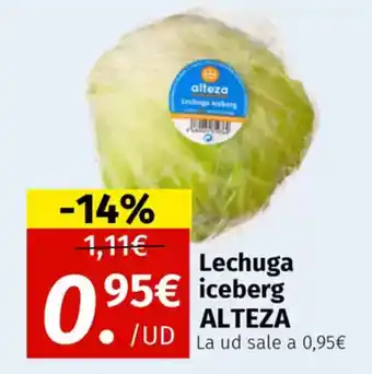 Maskom Supermercados ALTEZA Lechuga iceberg oferta