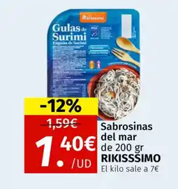 Maskom Supermercados RIKISSSIMO Sabrosinas del mar oferta