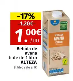 Maskom Supermercados ALTEZA Bebida de avena oferta