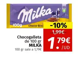 Maskom Supermercados MILKA Chocogalleta oferta