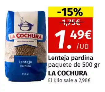 Maskom Supermercados LA COCHURA Lenteja pardina oferta