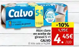 Maskom Supermercados CALVO Atún claro en aceite de girasol oferta