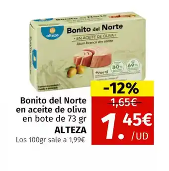 Maskom Supermercados ALTEZA Bonito del Norte en aceite de oliva oferta