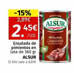 Maskom Supermercados ALSUR Ensalada de pimientos oferta