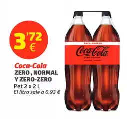 Maskom Supermercados COCA COLA Zero, normal y zero-zero oferta