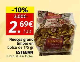 Maskom Supermercados ESTEBANNueces grano limpio oferta