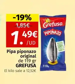 Maskom Supermercados GREFUSA Pipa piponazo original oferta