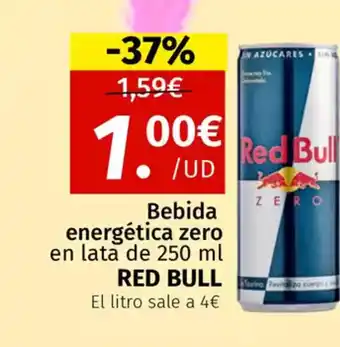 Maskom Supermercados RED BULL Bebida energética zero oferta