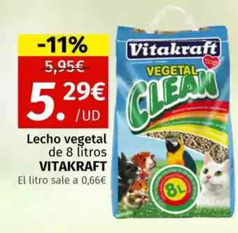 Maskom Supermercados VITAKRAFT Lecho vegetal oferta