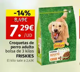 Maskom Supermercados FRISKIES Croquetas de perro adulto oferta