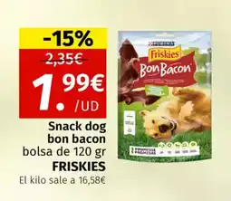 Maskom Supermercados FRISKIES Snack dog bon bacon oferta