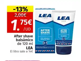 Maskom Supermercados LEA After shave balsámico oferta