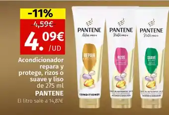 Maskom Supermercados PANTENE Acondicionador repara y protege, rizos o suave y liso oferta