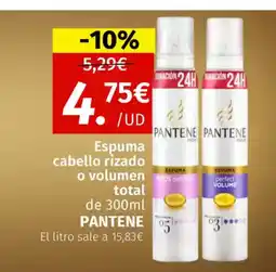 Maskom Supermercados PANTENE Espuma cabello rizado o volumens oferta