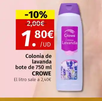 Maskom Supermercados CROWE Colonia de lavanda oferta