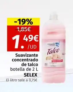 Maskom Supermercados SELEX Suavizante concentrado de talco oferta