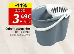 Maskom Supermercados Cubo + escurridor oferta