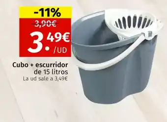 Maskom Supermercados Cubo + escurridor oferta