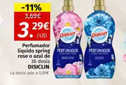 Maskom Supermercados DISICLIN Perfumador líquido spring rose o azul oferta