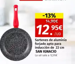 Maskom Supermercados SAN IGNACIO Sartenes de aluminio forjado apto para inducción de 22 cm oferta