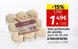 Maskom Supermercados Vela perfumada de vainilla oferta