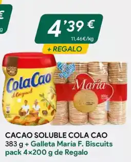 Masymas COLA CAO Cacao soluble oferta