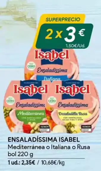 Masymas ISABEL Ensaladíssima oferta