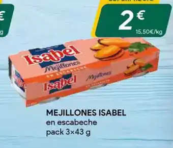 Masymas ISABEL Mejillones oferta