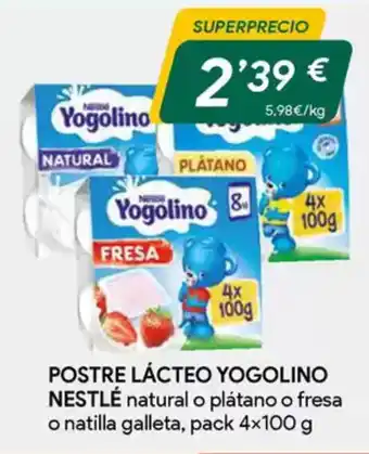 Masymas Postre lácteo yogolino nestlé oferta