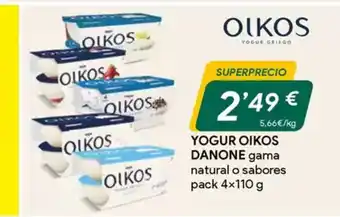 Masymas DANONE Yogur oikos oferta