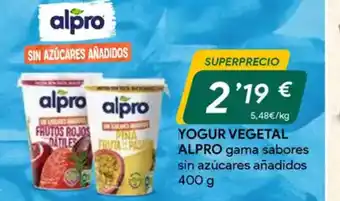 Masymas ALPRO Yogur vegetal oferta