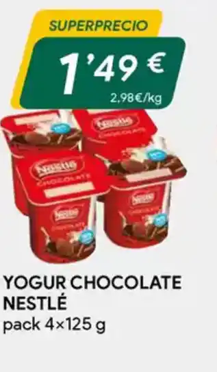 Masymas Yogur chocolate nestlé oferta