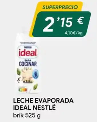 Masymas Leche evaporada ideal nestlé oferta