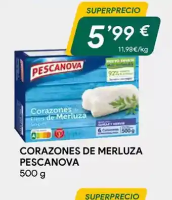 Masymas PESCANOVA Corazones de merluza oferta