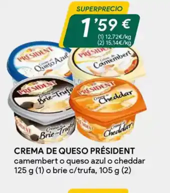 Masymas PRÉSIDENT Crema de queso oferta