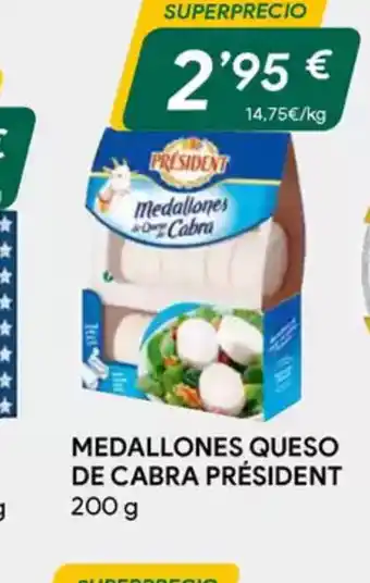 Masymas PRÉSIDENT Medallones queso de cabra oferta