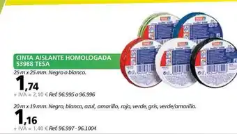 Coferdroza Cinta Aislante Homologada 53988 Tesa oferta