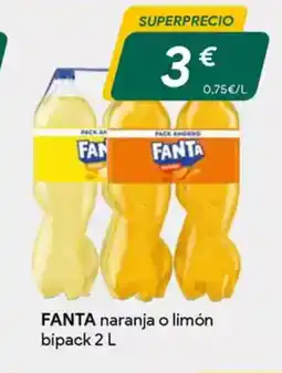 Masymas FANTA naranja o limón bipack oferta