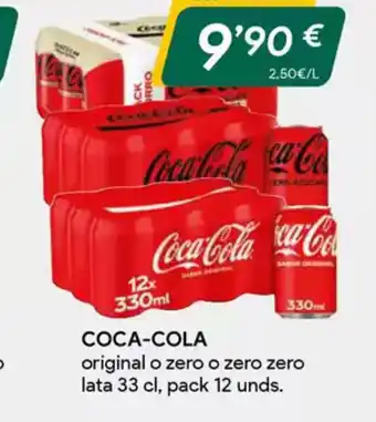 Masymas COCA-COLA original o zero o zero zero oferta