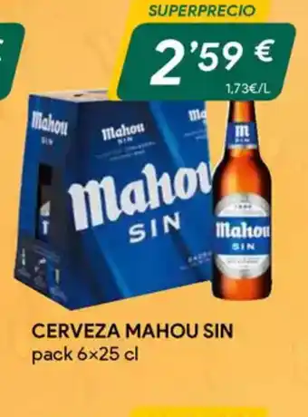 Masymas Cerveza mahou sin oferta