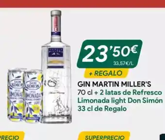 Masymas MILLER'S Gin martin oferta