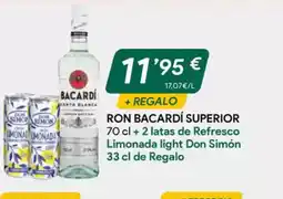 Masymas Ron bacardi superior oferta