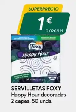 Masymas FOXY Servilletas oferta