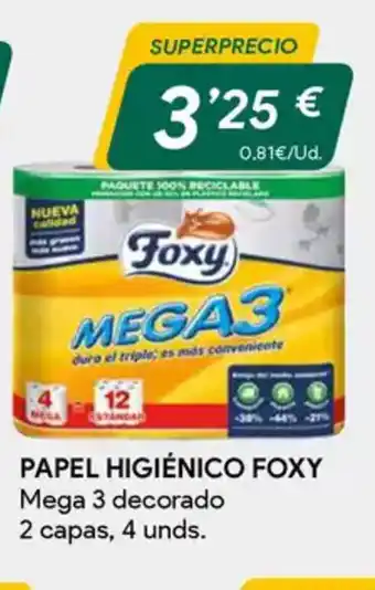 Masymas FOXY Papel higiénico oferta