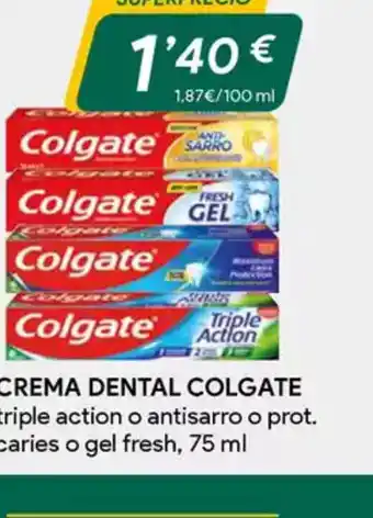 Masymas COLGATE crema dental oferta