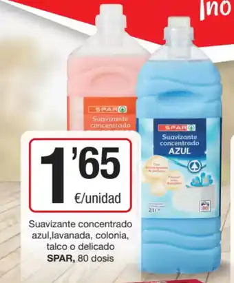 SPAR Fragadis SPAR Suavizante concentrado azul,lavanada, colonia, talco o delicado oferta