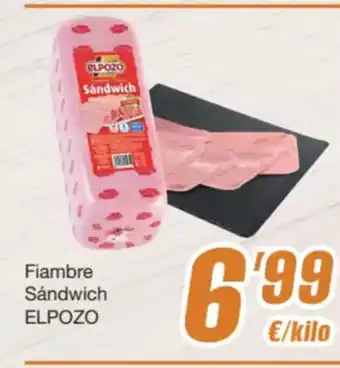 SPAR Fragadis ELPOZO Fiambre Sándwich oferta