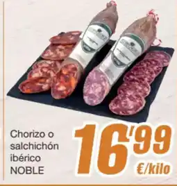 SPAR Fragadis NOBLE Chorizo o salchichón ibérico oferta